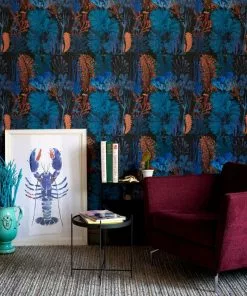Mind The Gap Coral Reef Ultramarine Wallpaper Rose & Thorn 7 Mind The Gap Coral Reef Ultramarine Wallpaper Rose & Thorn