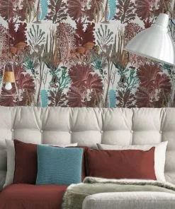 Mind The Gap Coral Reef Ultramarine Wallpaper Rose & Thorn 9 Mind The Gap Coral Reef Ultramarine Wallpaper Rose & Thorn