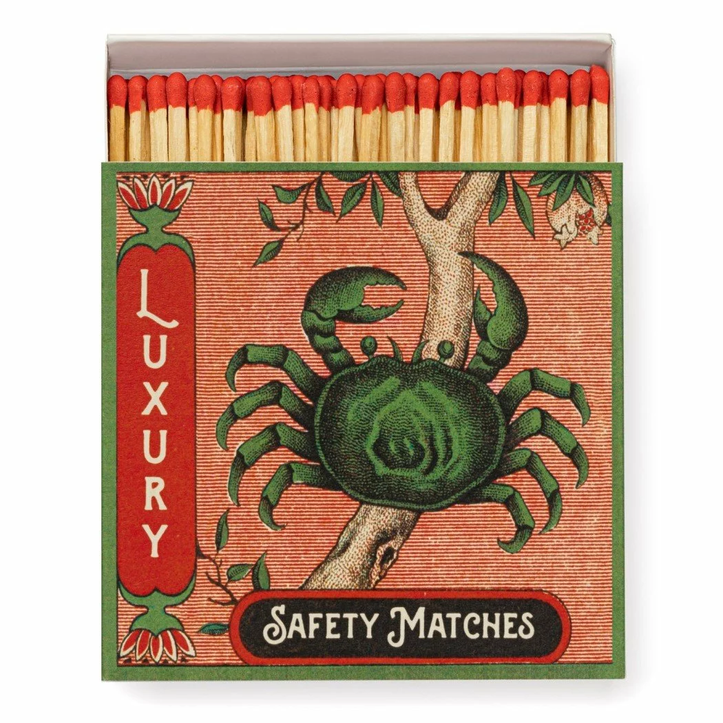 Archivist Gallery Indigena Crab Luxury Match Box Square 3 Archivist Gallery Indigena Crab Luxury Match Box Square