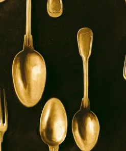 Mind The Gap Wallpaper & Paint Cutlery Copper Wallpaper