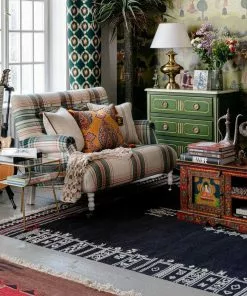 Mind The Gap Yarasa - Cocoa Wool Kilim Large