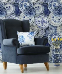 Mind The Gap Delftware Vintage Wallpaper