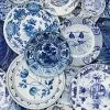 Mind The Gap Delftware Wallpaper Les Jardins Royaux