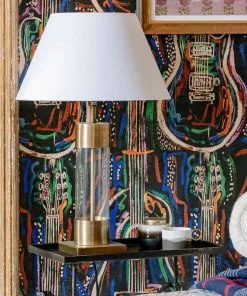 Mind The Gap Sibella Table Lamp In Antique Brass New