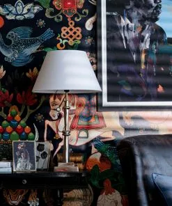 Mind The Gap Elenore Table Lamp In Polished Nickel