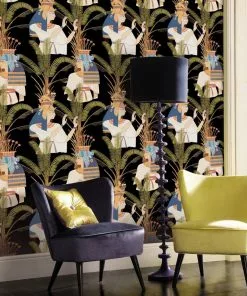 Mind The Gap Wallpaper & Paint Egyptian Queens Wallpaper
