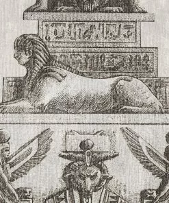 Mind The Gap Egyptian Columns Wallpaper