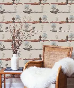 Mind The Gap Egyptum Taupe Wallpaper