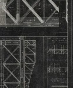 Mind The Gap Grand Eiffel Anthracite Wallpaper Les Jardins Royaux