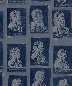 Mind The Gap Wallpaper & Paint Emperors Blue Wallpaper