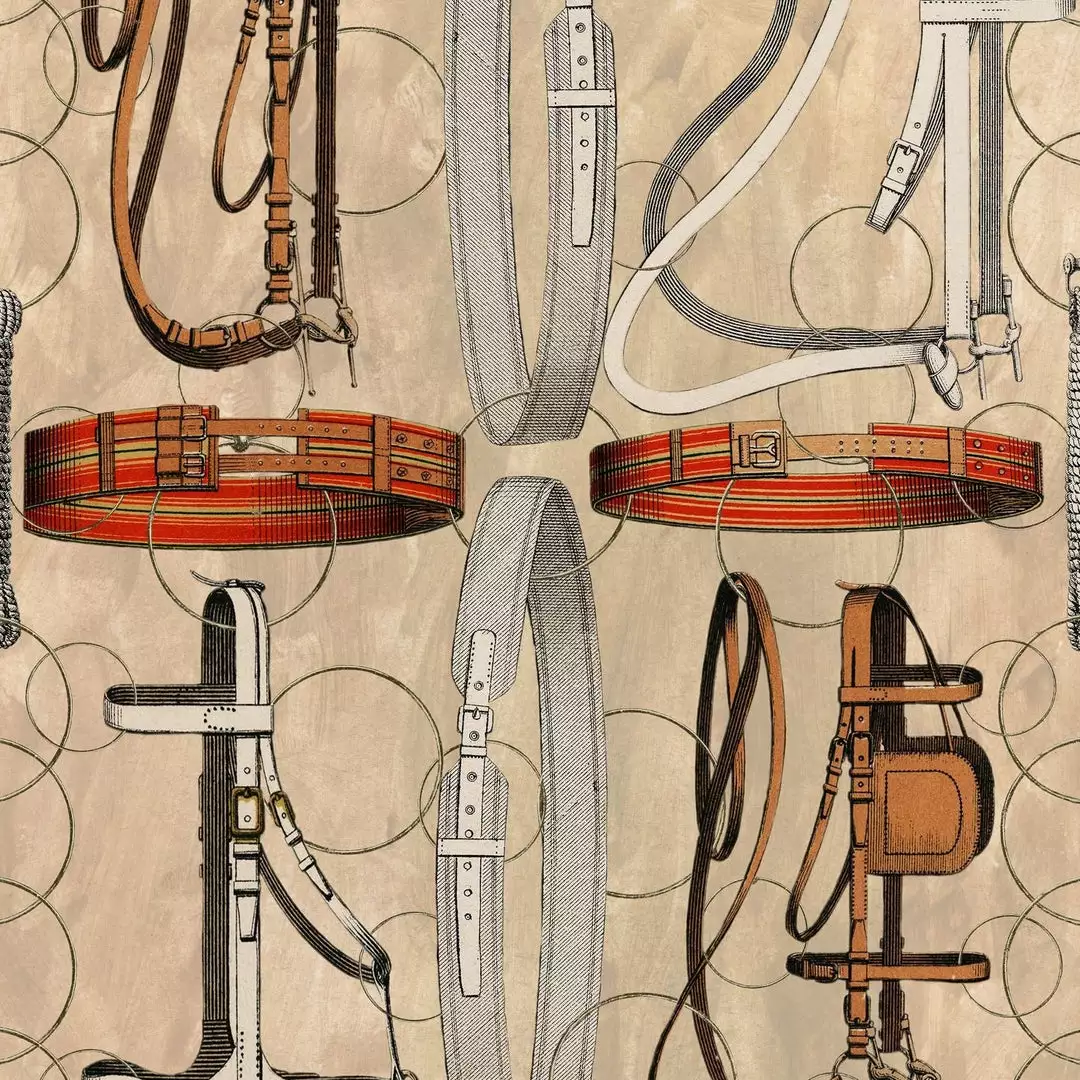 Mind The Gap Equestrian Equipment, Light Wallpaper Wallpaper & Paint 3 Mind The Gap Equestrian Equipment, Light Wallpaper Wallpaper & Paint