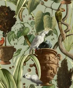 Mind The Gap Exotic Menagerie Light Wallpaper Wallpaper & Paint