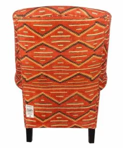 Mind The Gap MTG FURNITURE - BRYANT WING CHAIR - EYEDAZZLER NAVAJO Indigena