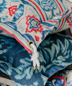 Rose & Thorn Mind The Gap Linen Fabrics, Mediterraneo Ikat