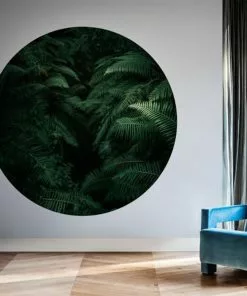 BN Wallpaper Circles Dark Fern Wallpaper & Paint