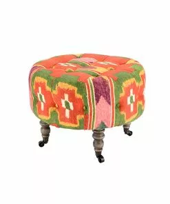 Mind The Gap Furniture Fez Tufted Stool - Erdely Linen