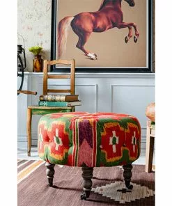 Mind The Gap Furniture Fez Tufted Stool - Erdely Linen