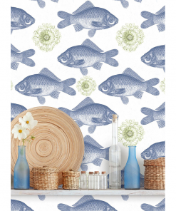 Thedesignyarduk Fish Neutral Wallpaper Blue Skies Ahead 9 Thedesignyarduk Fish Neutral Wallpaper Blue Skies Ahead