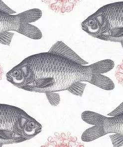 Thedesignyarduk Fish Neutral Wallpaper Blue Skies Ahead