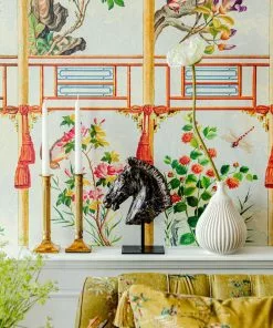 The Design Yard Rose & Thorn Flowering Wall Wallpaper 7 The Design Yard Rose & Thorn Flowering Wall Wallpaper