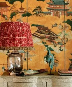 Mind The Gap Indigena Floating World, Golden Wallpaper