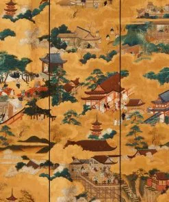 Mind The Gap Floating World, Blue Wallpaper Indigena