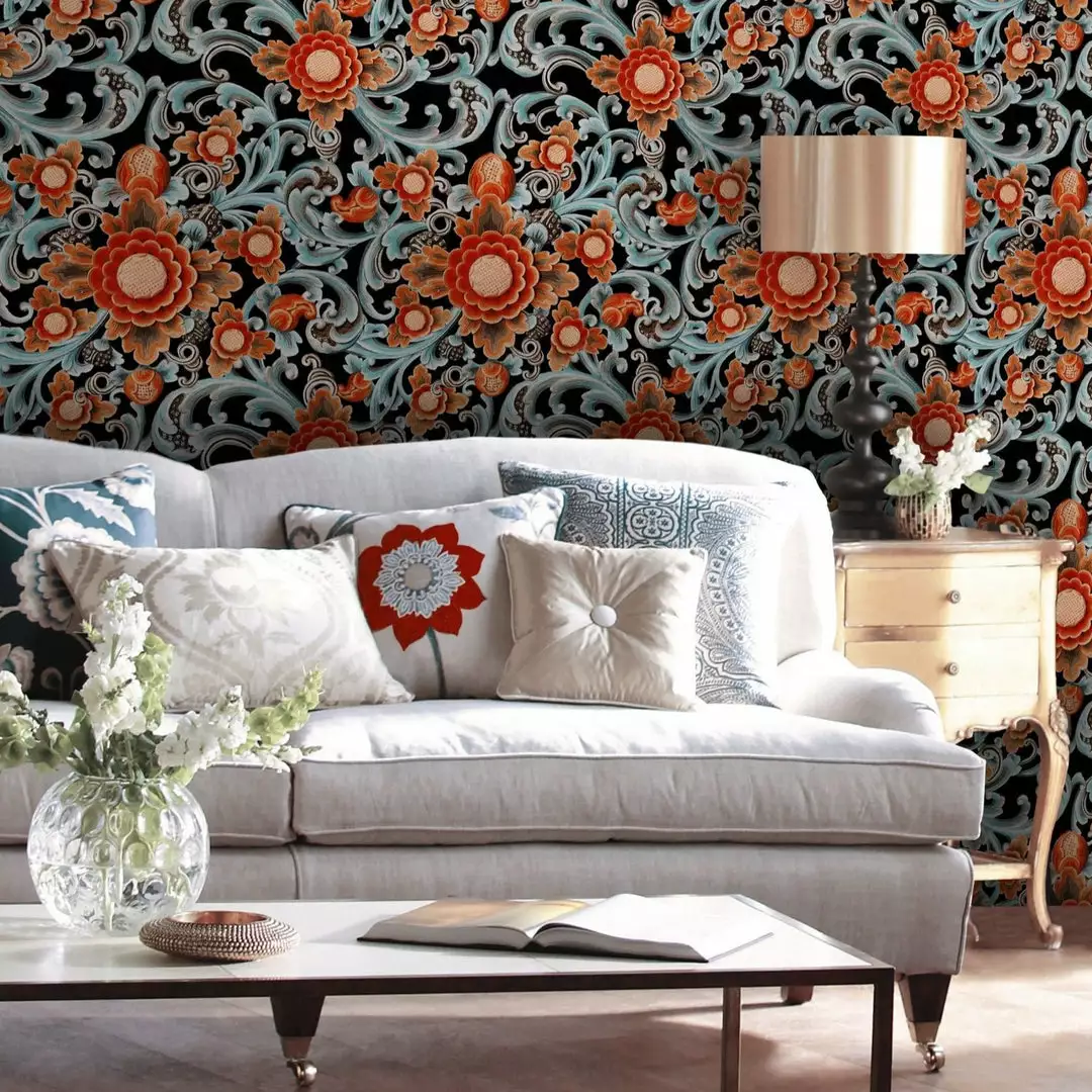 Mind The Gap Floral Painting Wallpaper 6 Mind The Gap Floral Painting Wallpaper