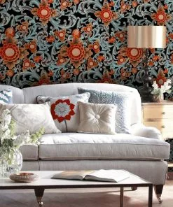 Mind The Gap Floral Painting Dark Wallpaper 7 Mind The Gap Floral Painting Dark Wallpaper