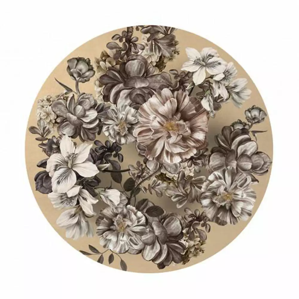 BN Wallpaper & Paint Wallpaper Circles Flowers Taupe Background 4 BN Wallpaper & Paint Wallpaper Circles Flowers Taupe Background