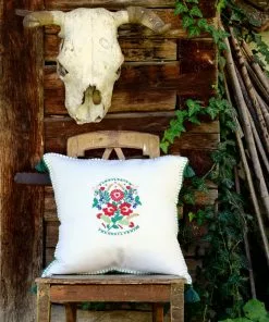 Mind The Gap Folk Couture Transsilvaniae Florilegium Embroidered Cushion