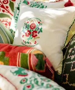 Mind The Gap Folk Couture Transsilvaniae Florilegium Embroidered Cushion