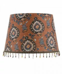 Mind The Gap Cone Lampshades - Flourish Sienna Folk Couture