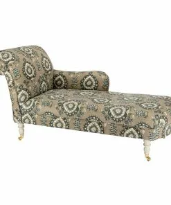 Mind The Gap Folk Couture Anatolia Chaise Lounge Flourish Dapple Linen