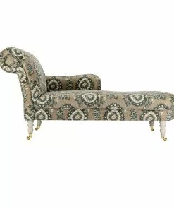 Mind The Gap Folk Couture Anatolia Chaise Lounge Flourish Dapple Linen
