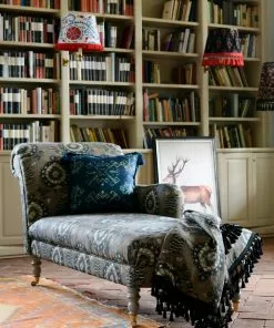 Mind The Gap Folk Couture Anatolia Chaise Lounge Flourish Dapple Linen