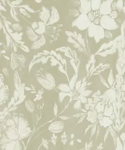 Mind The Gap Flowery Ornament Seedpearl Wallpaper Folk Couture