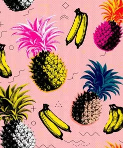 Mind The Gap Flying Objects Pink Wallpaper Wallpaper & Paint