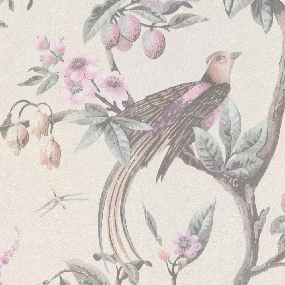 BN Rose & Thorn Fiore Aviary Bird Wallpaper 5 BN Rose & Thorn Fiore Aviary Bird Wallpaper