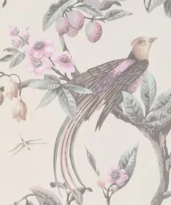 BN Fiore Aviary Bird Wallpaper Dark Rose & Thorn