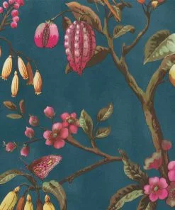 BN Fiore Aviary Bird Wallpaper Dark Rose & Thorn 18 BN Fiore Aviary Bird Wallpaper Dark Rose & Thorn