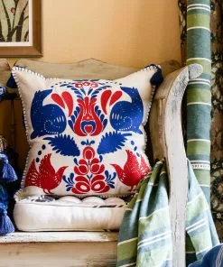 Mind The Gap Folk Embroidery Cushion 7 Mind The Gap Folk Embroidery Cushion