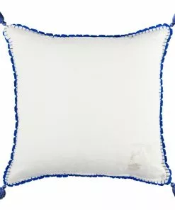 Mind The Gap Folk Embroidery Cushion