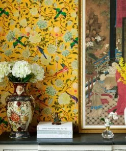 The Design Yard Rose & Thorn The Garden Of Immortality Lapis Blue Wallpaper 8 The Design Yard Rose & Thorn The Garden Of Immortality Lapis Blue Wallpaper