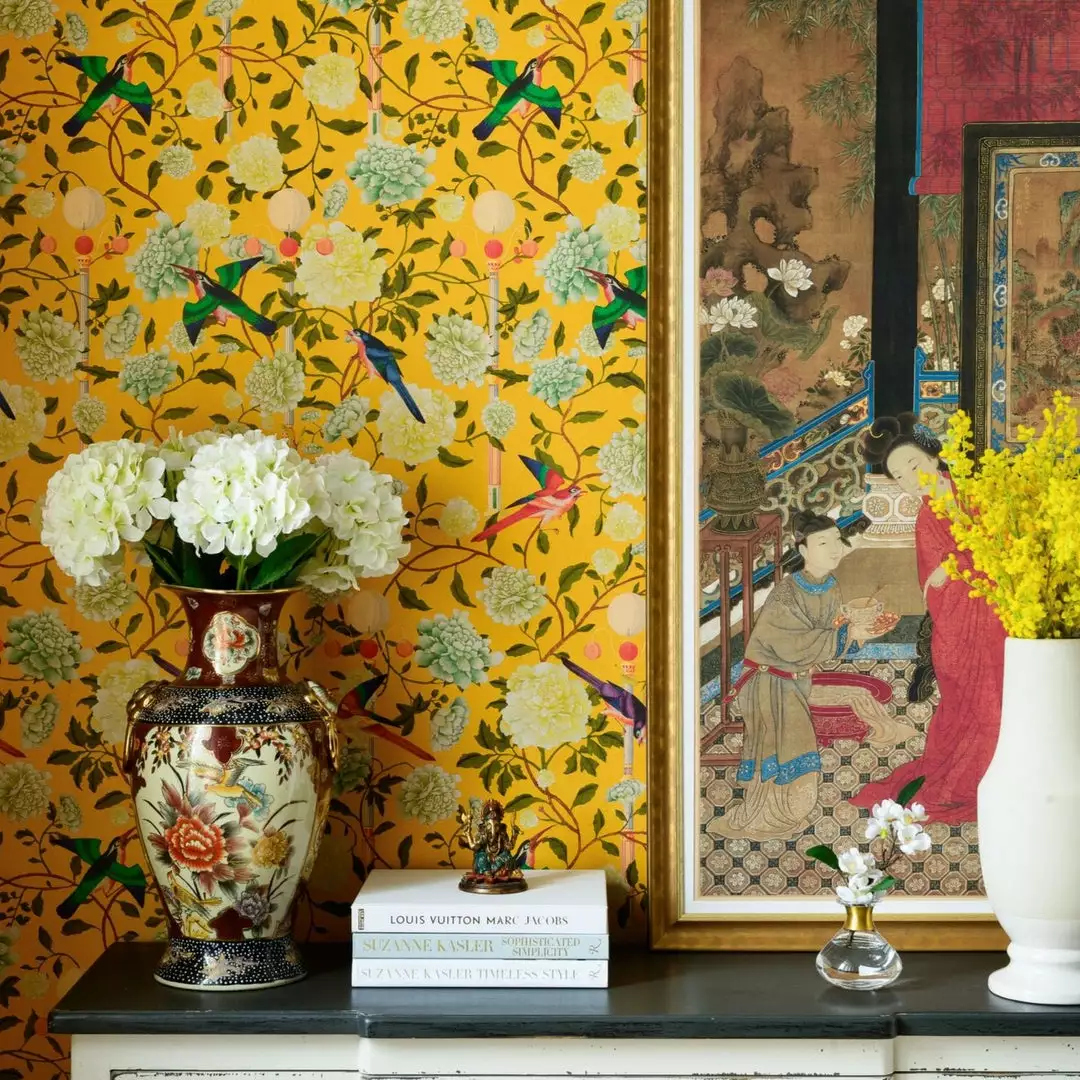 The Design Yard Rose & Thorn The Garden Of Immortality Lapis Blue Wallpaper 5 The Design Yard Rose & Thorn The Garden Of Immortality Lapis Blue Wallpaper