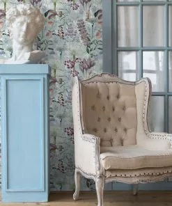 Mind The Gap Garden Of Eden Aquamarine Wallpaper