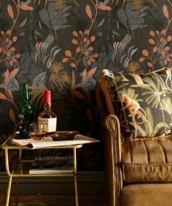 Mind The Gap Caribbean Garden Dark Wallpaper Havana Tropicana