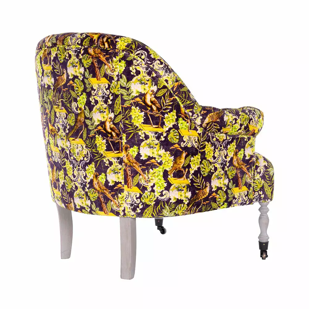 Mind The Gap Les Jardins Royaux MTG FURNITURE ST.GERMAINE TUFTED CHAIR - LA VOLIERE VELVET 6 Mind The Gap Les Jardins Royaux MTG FURNITURE ST.GERMAINE TUFTED CHAIR - LA VOLIERE VELVET