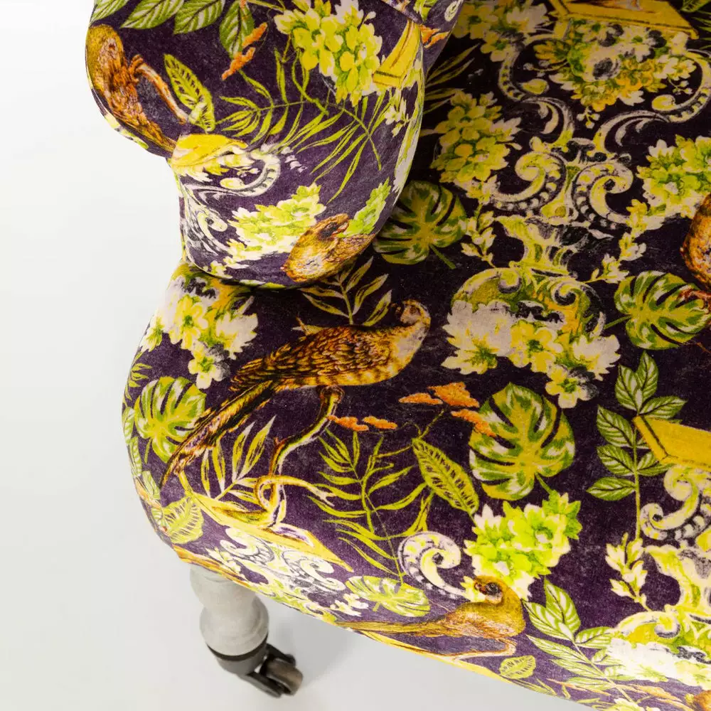 Mind The Gap Les Jardins Royaux MTG FURNITURE ST.GERMAINE TUFTED CHAIR - LA VOLIERE VELVET 8 Mind The Gap Les Jardins Royaux MTG FURNITURE ST.GERMAINE TUFTED CHAIR - LA VOLIERE VELVET