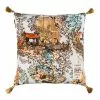 Mind The Gap Les Jardins Royaux Journey To Eden Linen Cushion