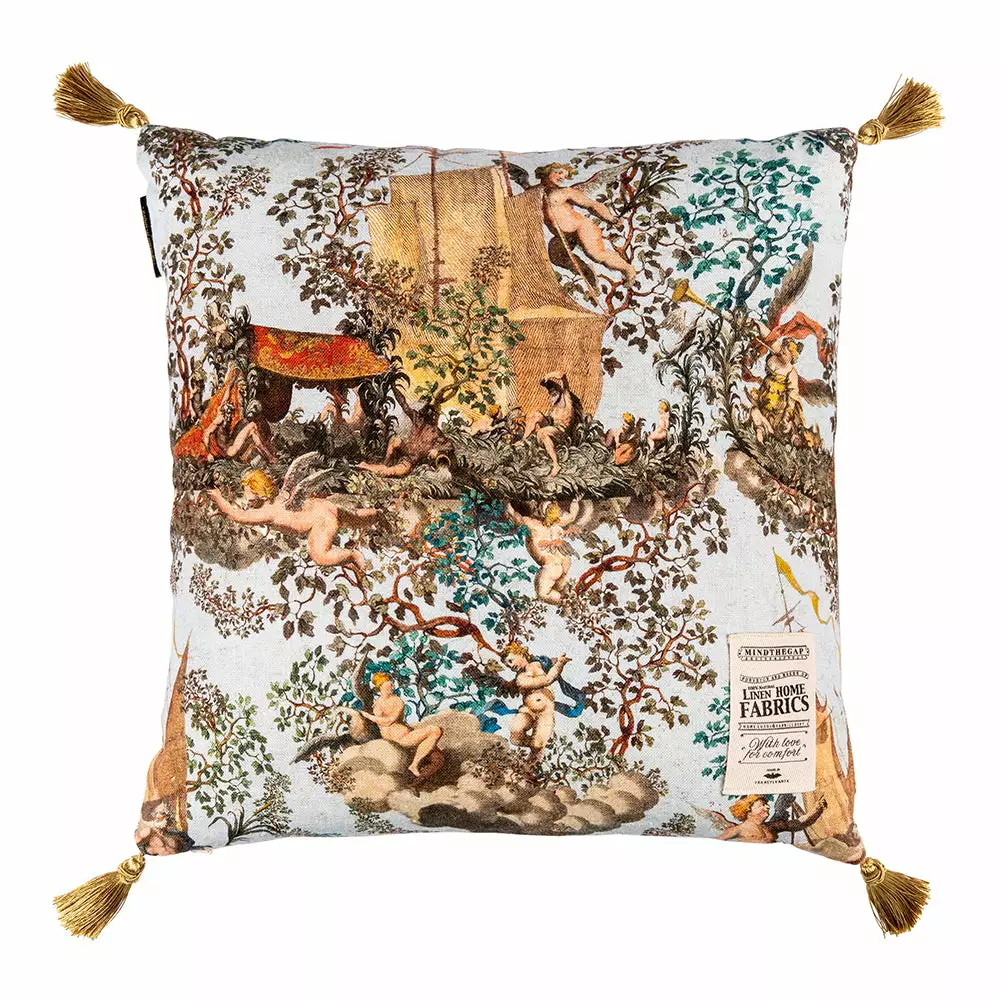 Mind The Gap Les Jardins Royaux Journey To Eden Linen Cushion 3 Mind The Gap Les Jardins Royaux Journey To Eden Linen Cushion